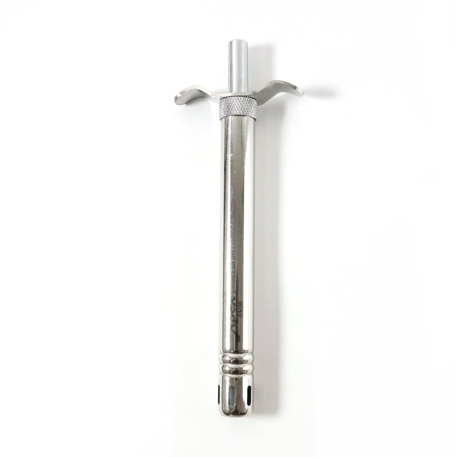 Wukusy manual stainless steel gas stove spark lighter with a compact design and ergonomic trigger for easy ignition.