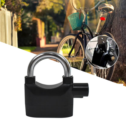 Wukusy plastic waterproof siren alarm lock with three keys, designed for home security and improvement.