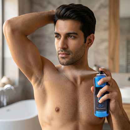 Wukusy Sagar Java perfume body spray for men, 200ml, featuring a sleek bottle and modern design.