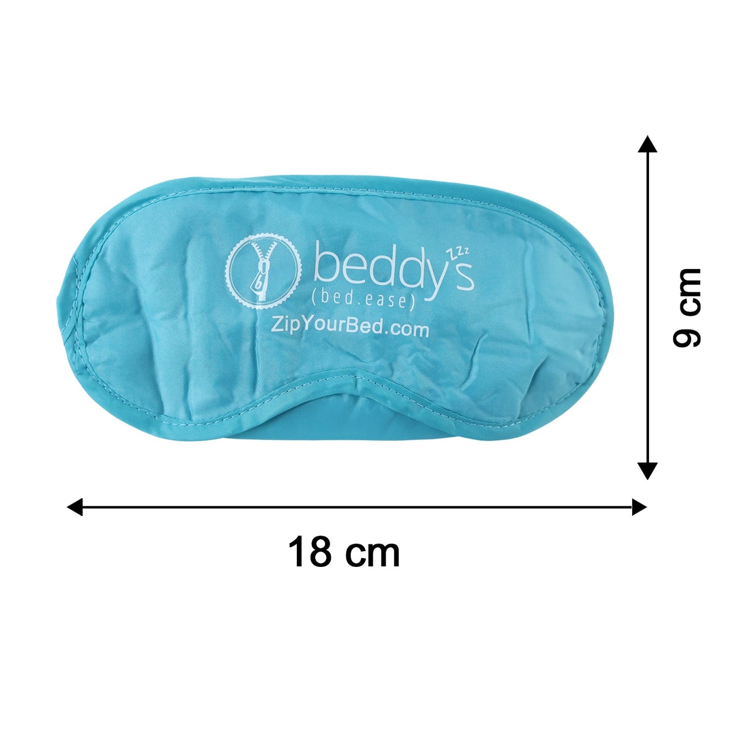 Soft Wukusy sleep eye mask with padded light-blocking design and elastic strap for comfortable, restful sleep.