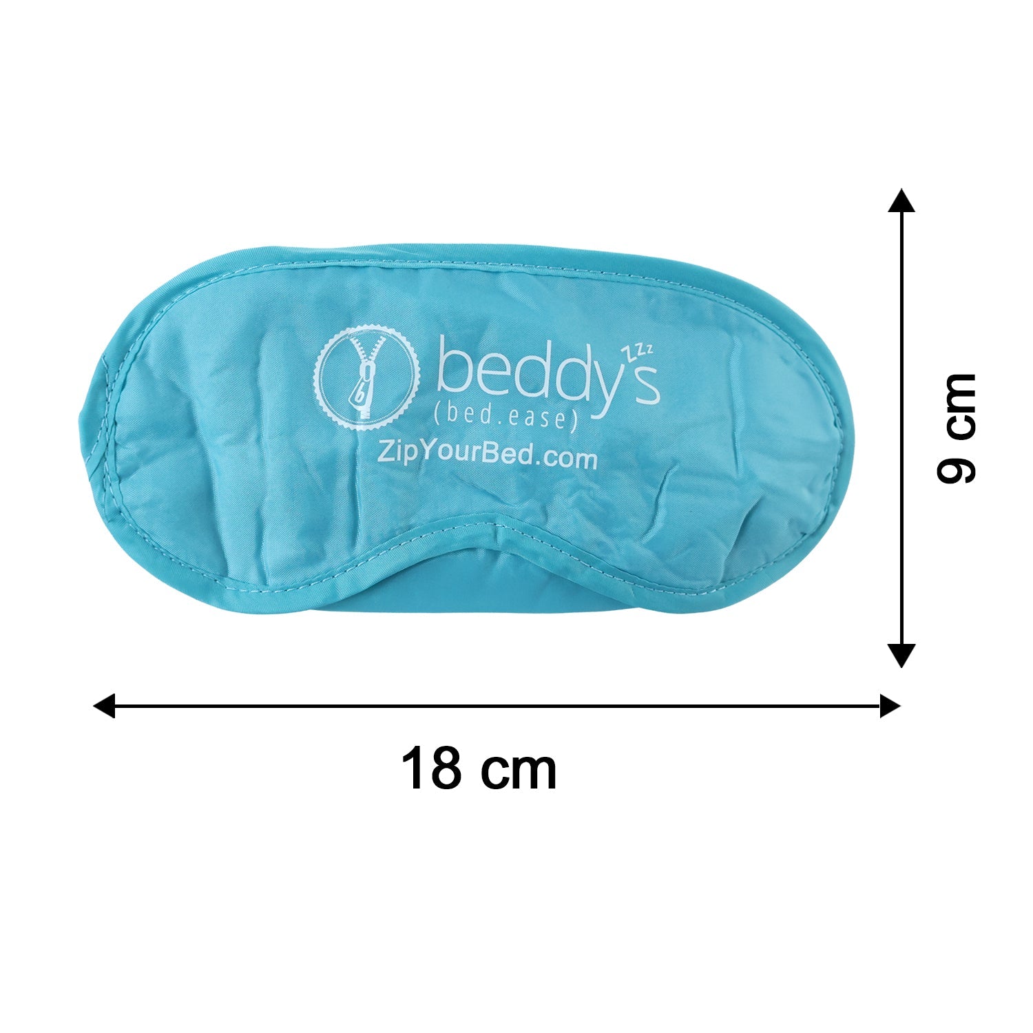Soft Wukusy sleep eye mask with padded light-blocking design and elastic strap for comfortable, restful sleep.