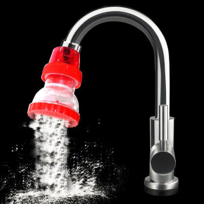 Wukusy 1451 Big Plastic 360-degree Shower Head Faucet, kitchen tool with adjustable spray and modern design