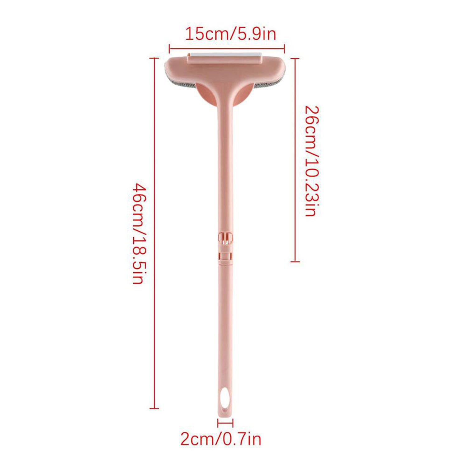 Wukusy 4943 window cleaning brush with dual-action glass and screen cleaning tools, featuring a sturdy handle and versatile design.
