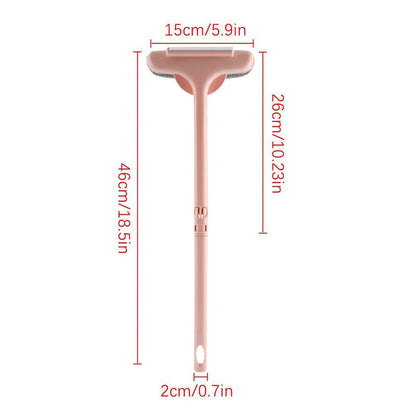 Wukusy 4943 window cleaning brush with dual-action glass and screen cleaning tools, featuring a sturdy handle and versatile design.
