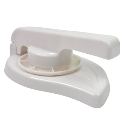 Wukusy 7192 Puri Chapati Press Machine made of plastic, kitchen tool for preparing chapatis and flatbreads, single piece in image.