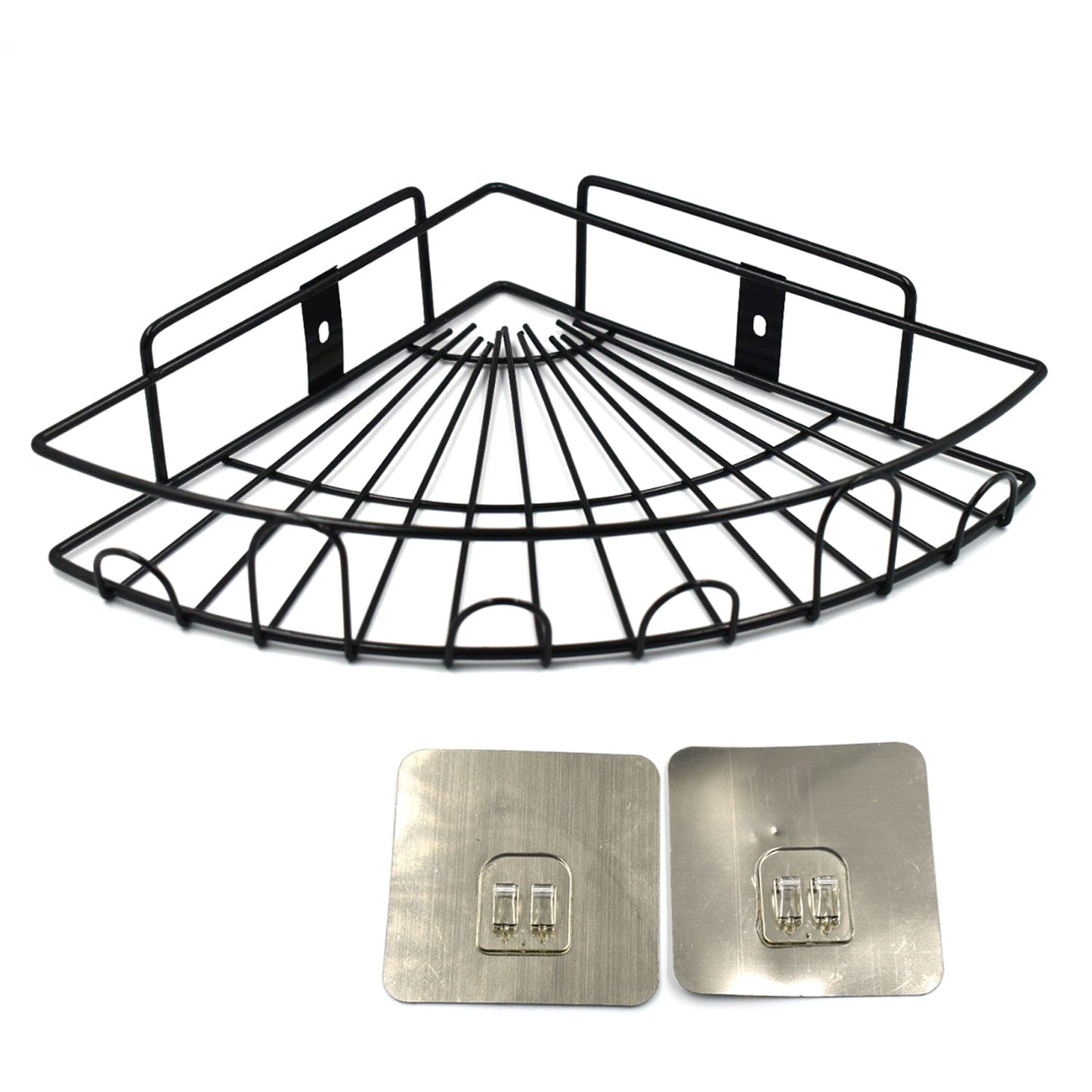 Wukusy 9010 corner shower caddy for holding household items, featuring multiple shelves for bathroom storage.