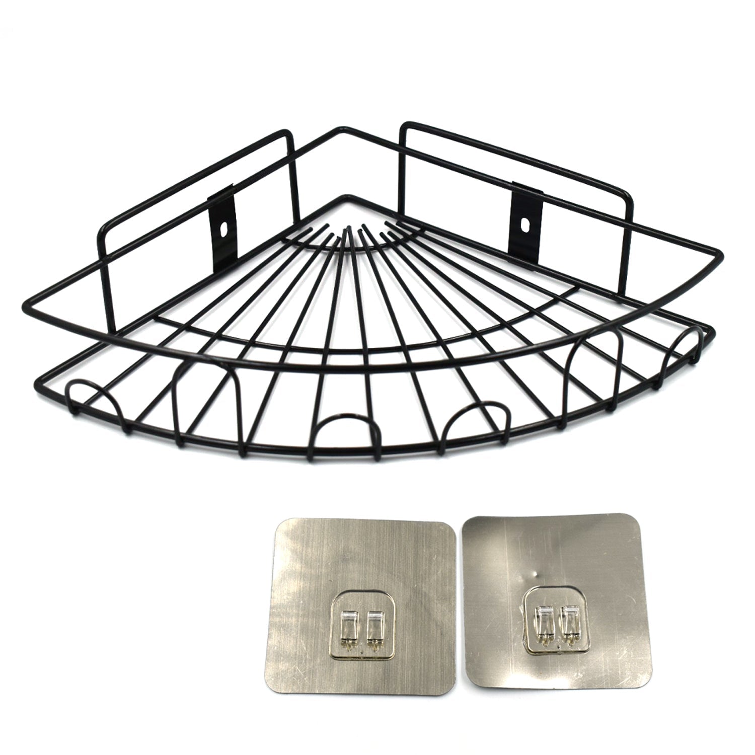 Wukusy 9010 corner shower caddy for holding household items, featuring multiple shelves for bathroom storage.