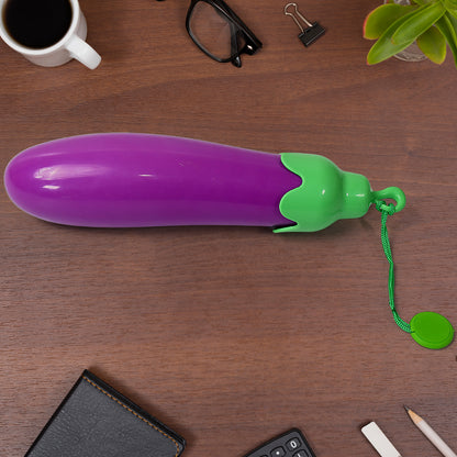 Cute vegetable-shaped folding umbrella with plastic case, compact sun and rain umbrella, UV protection, creative fashion design by Wukusy