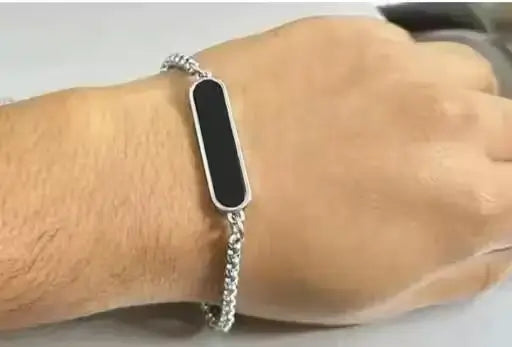 Copper-plated alloy bracelet with artificial beads, free size, pair of jewelry pieces for women and girls, by Ekom.