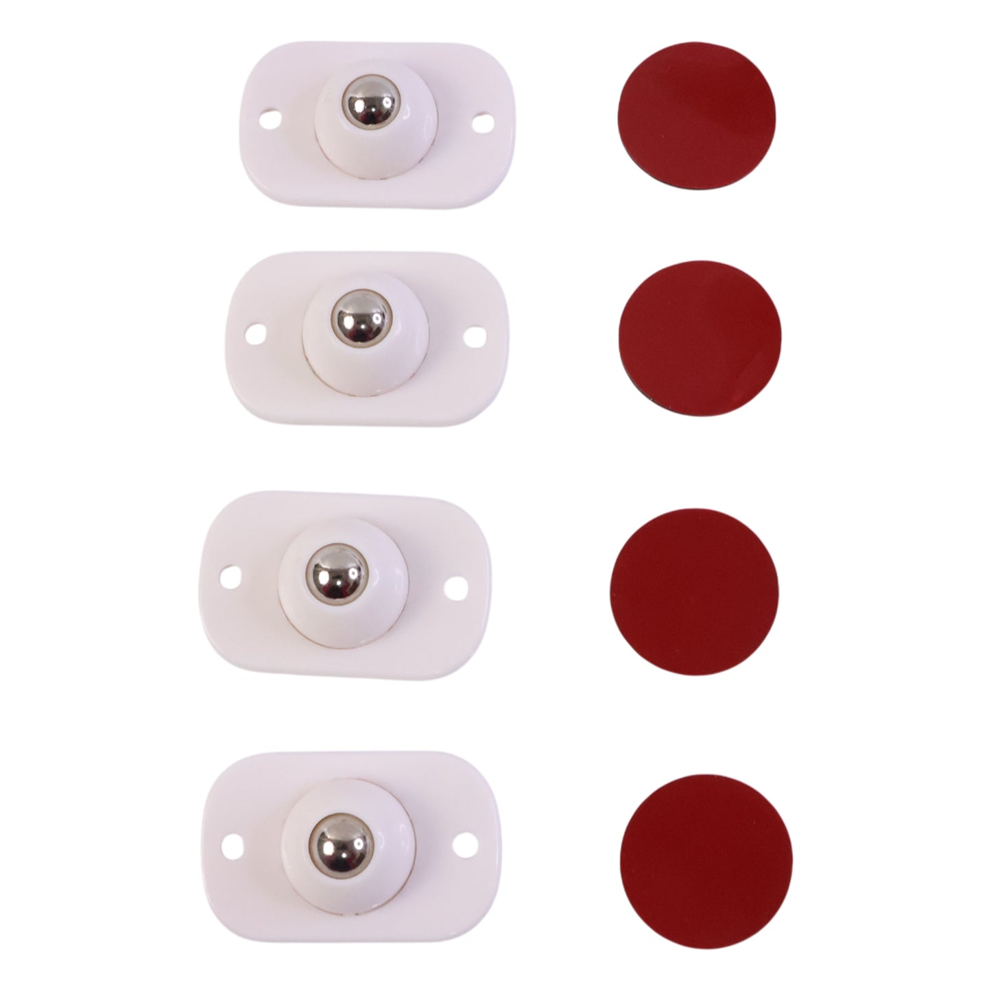 Set of four Wukusy heavy-duty furniture moving roller mini wheels, designed to help easily move heavy furniture.