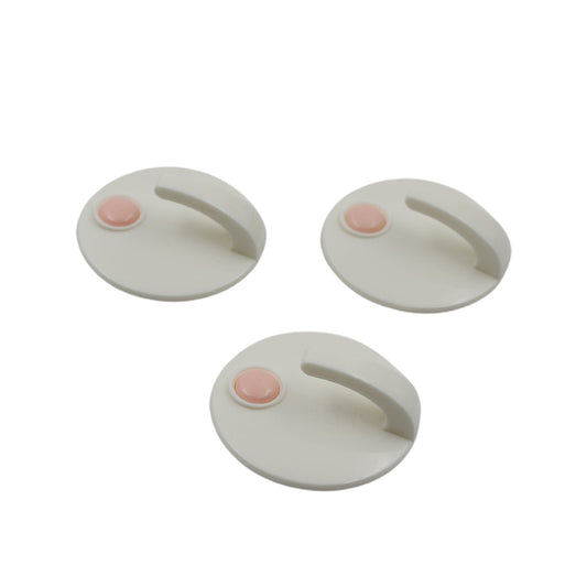Wukusy heavy-duty self-adhesive wall hooks for bathroom, kitchen, or office use, suitable for hanging household items securely.