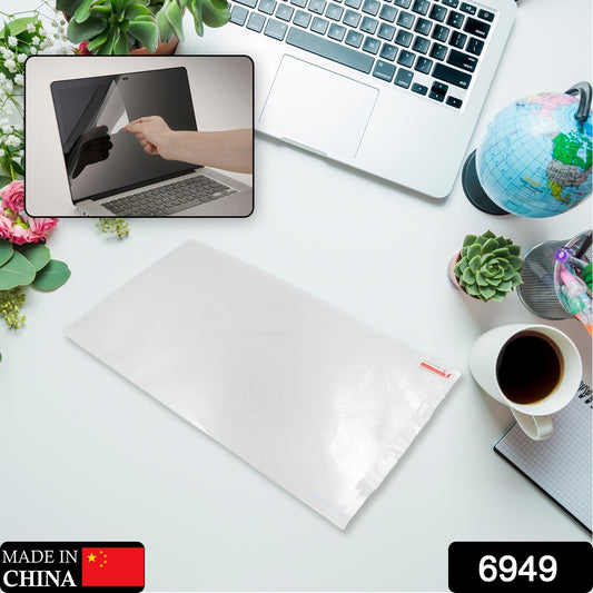 Wukusy 6949 laptop screen protector for 35cmx20cm displays, anti-blue light acrylic film, anti-scratch, eye protection filter.