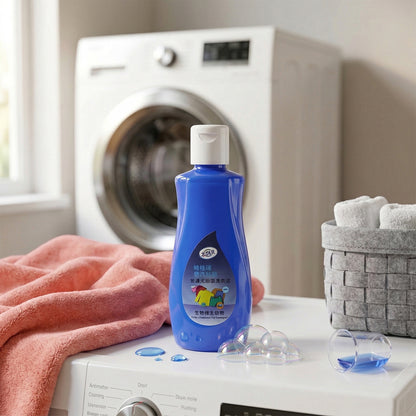 Wukusy multipurpose liquid laundry stain remover in a 100ml bottle, designed to eliminate tough stains from fabrics.