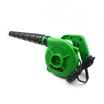 Wukusy 3158 650V portable electric air blower for home, office, car, and garden cleaning, green color, 350W power, high-speed airflow
