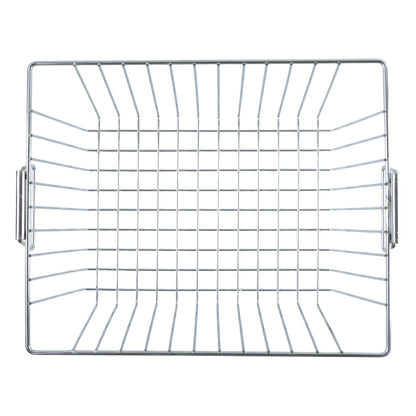 Wukusy stainless steel kitchen sink basket, 12x15 inch, versatile drain and strainer for kitchen sinks with mesh design