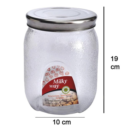 Wukusy 2000ml mason jar with airtight lids, kitchen storage container for preserves, pickles, and dry goods.