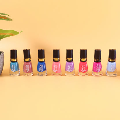 Wukusy Blush Matt Mini Nail Polish in a mix of colors, 6ml, small bottle, perfect for vibrant, matte nail finishes.