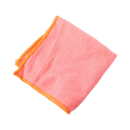 Wukusy multi-purpose microfiber cleaning cloth set with four 29x30 cm cloths, ideal for cleaning surfaces and delicate items.