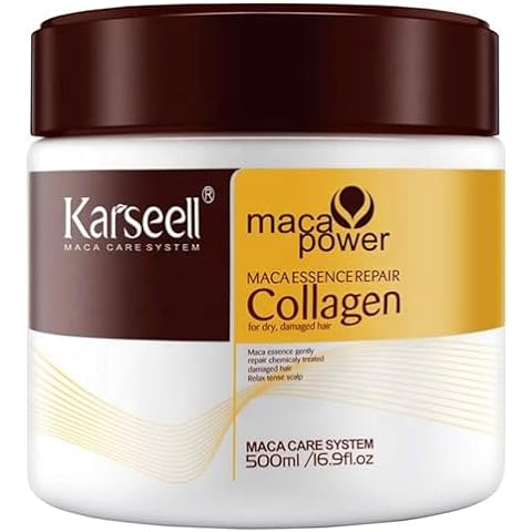 Karseell Maca Power Collagen Hair Mask in 100ml jar, featuring nourishing ingredients for healthy, revitalized hair.
