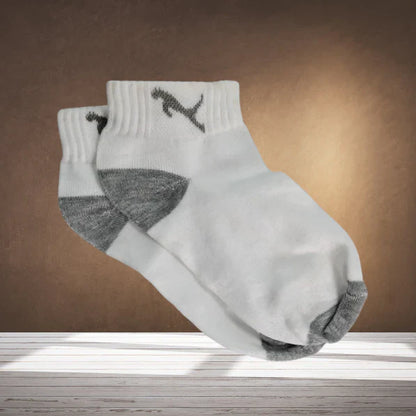 Mens premium socks by Wukusy, one pair featuring comfortable fit and stylish design, shown laid flat with subtle patterns.