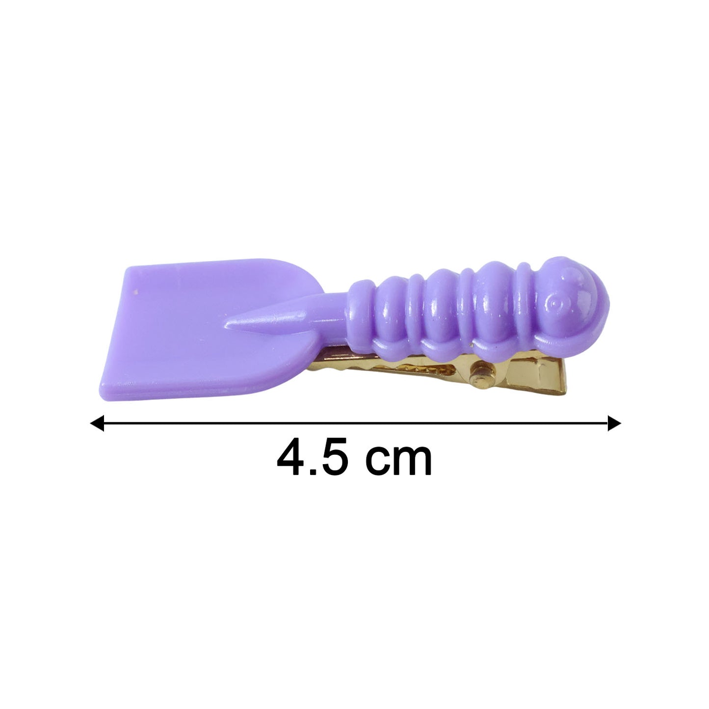 Set of four Wukusy decorative hair clips shaped like cute spoons and spatulas, perfect for adding playful style to hair.