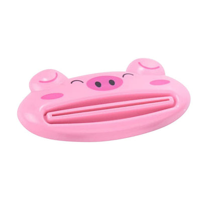 Wukusy 3.5-inch animal-shaped toothpaste tube squeezer for extruding toothpaste, facial wash, and other tubular products.
