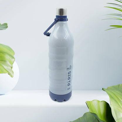 Wukusy plastic sports insulated water bottle with handle, BPA-free, leak-proof, 1500ml, suitable for kids, school, gym, and outdoor use