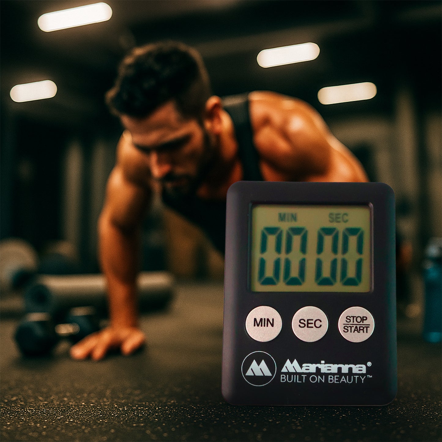 Digital kitchen countdown timer by Wukusy showing digital display and buttons for precise time tracking in the home kitchen
