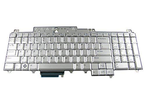 Seasons Dell Inspiron 1720 1721 laptop keyboard replacement with black keys and standard layout, viewed from above.