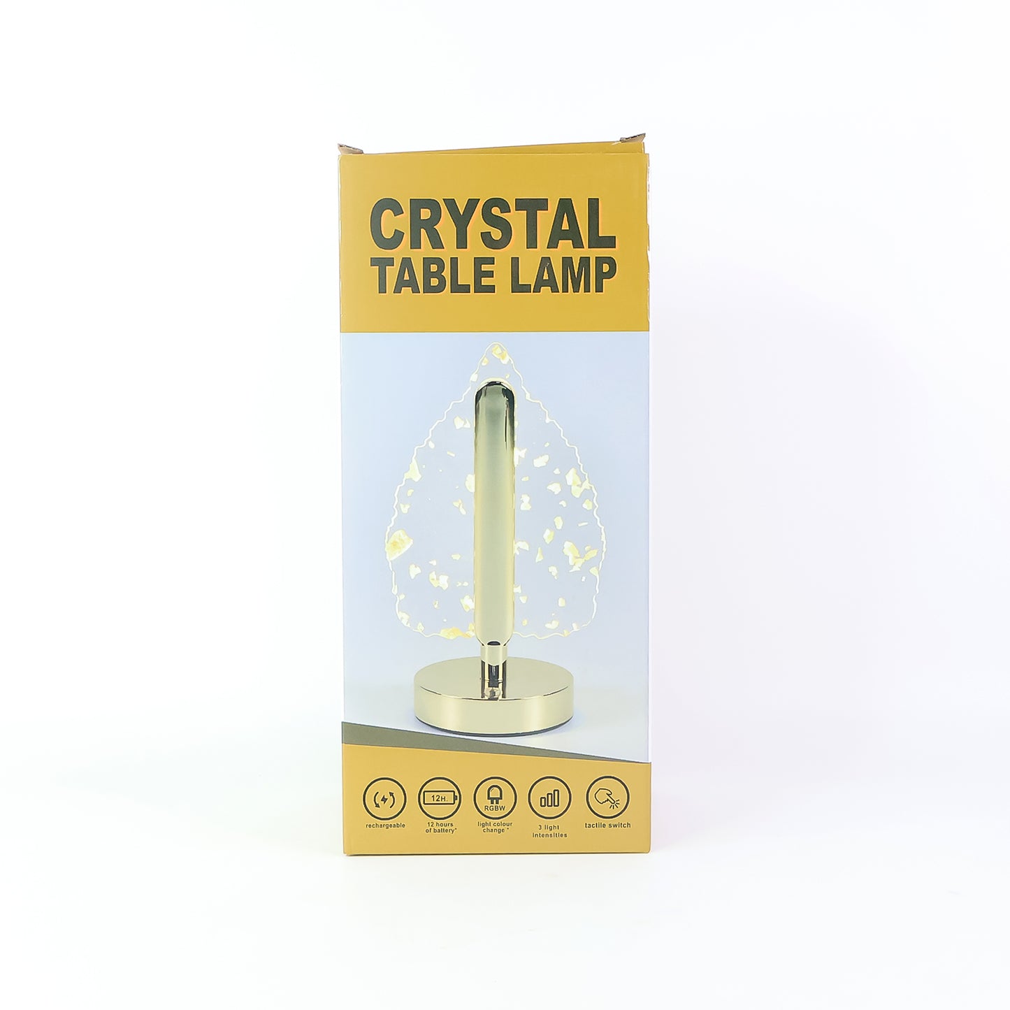 Luxury Crystal Table Lamp by Wukusy, elegant home decor with a crystal base and soft lighting, perfect for stylish interior accents.
