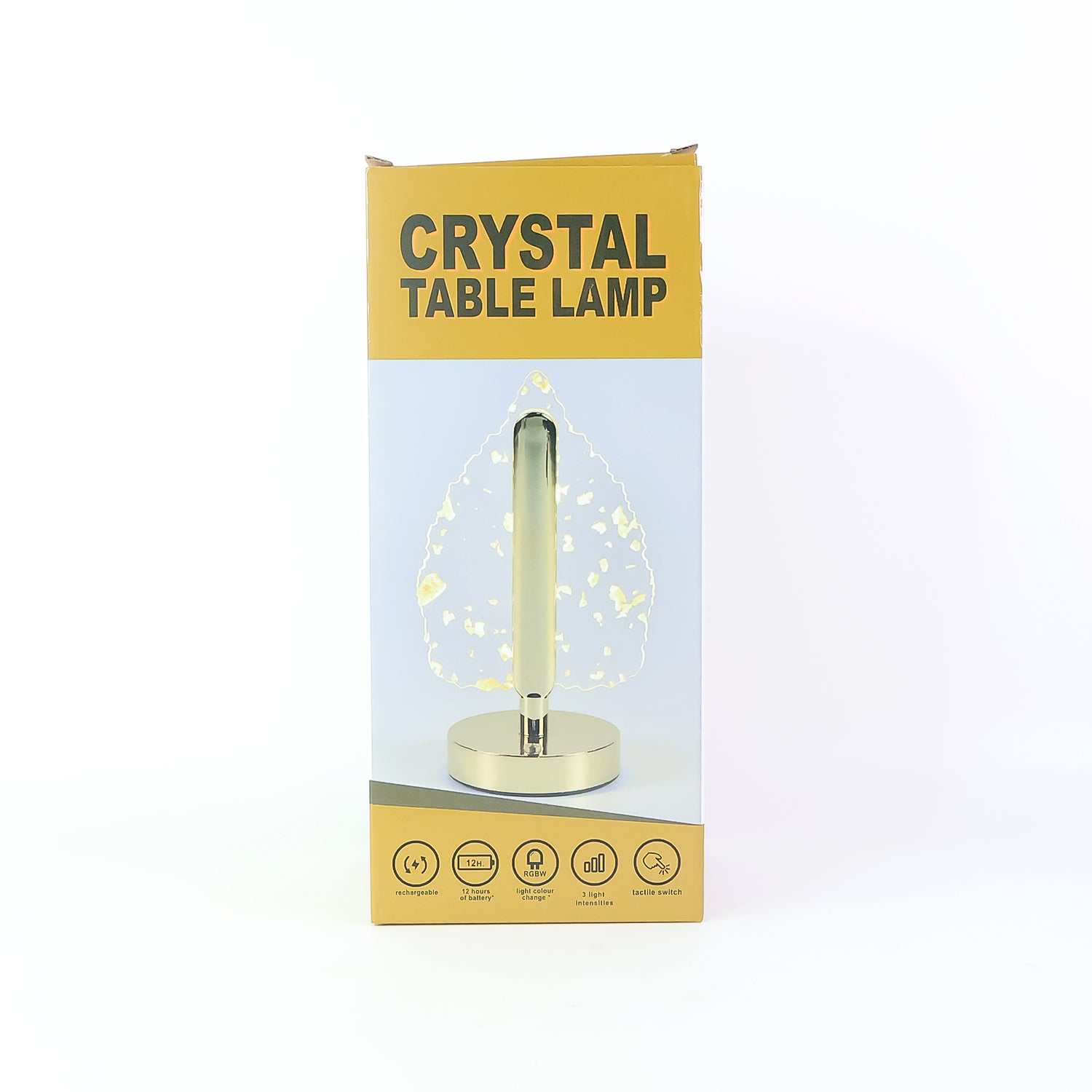 Luxury Crystal Table Lamp by Wukusy, elegant home decor with a crystal base and soft lighting, perfect for stylish interior accents.