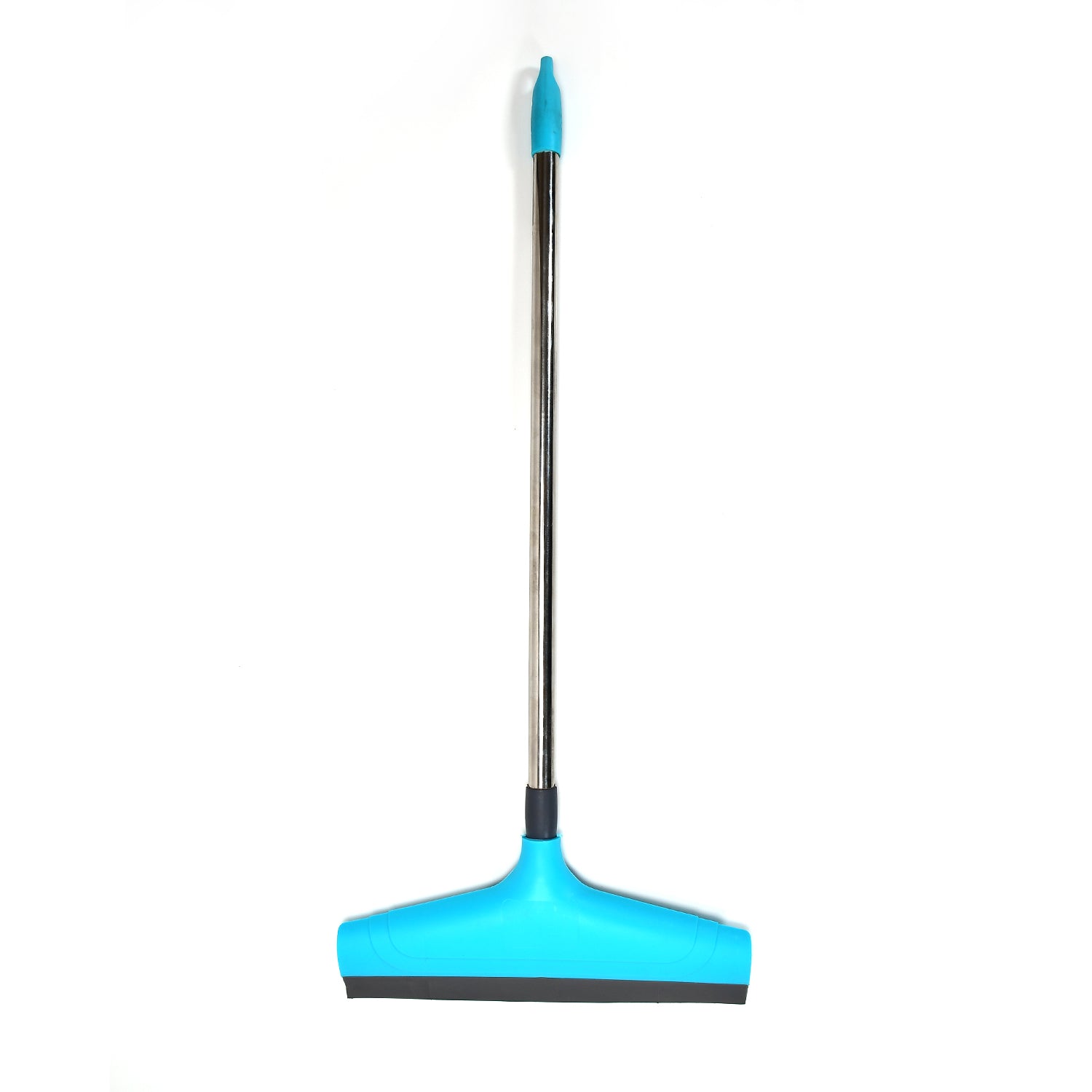 Wukusy 12-inch telescopic bathroom wiper for home improvement, showing the extendable handle and rubber blade for cleaning.