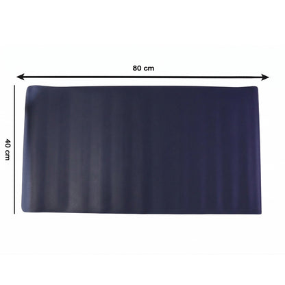 Large Wukusy premium anti-slip desk mat and mouse pad, 80x40 cm with textured surface for smooth mouse movement.