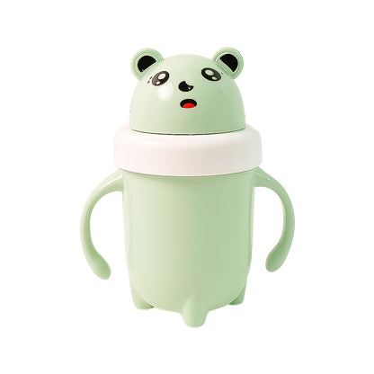 Wukusy Apex Sipper Baby Training Cup with handles, spill-proof and leak-proof, 300 ml capacity, suitable for early drinking practice.
