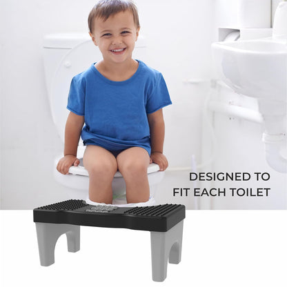 Wukusy portable toilet potty stool for children, lightweight and compact, designed to assist with toilet training and height adjustment.