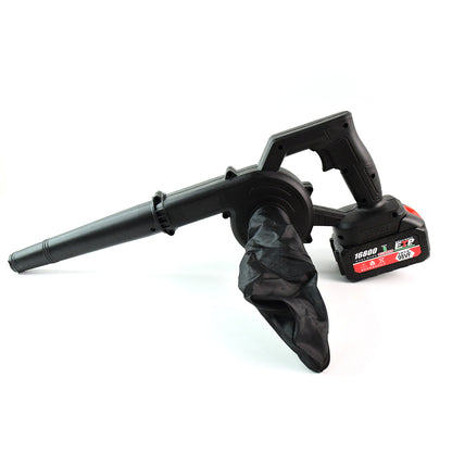 Wukusy home improvement air blower and vacuum combo kit with collection bag, ideal for garden and home cleaning tasks.