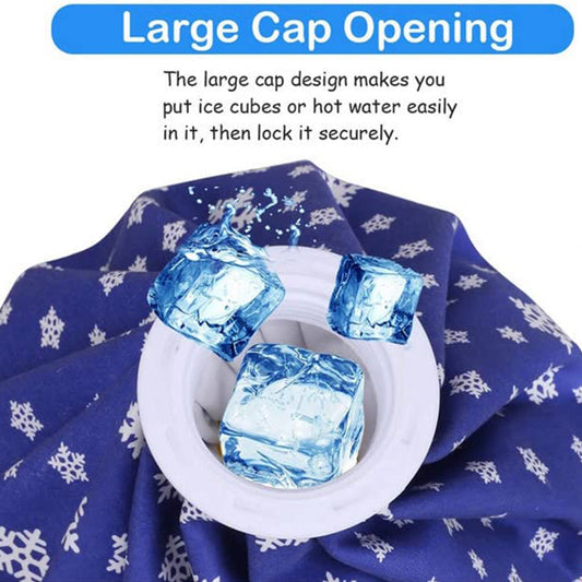 Wukusy pain reliever ice bag for joint pain relief, shown in use on a person's knee, part of health care products for pain management.
