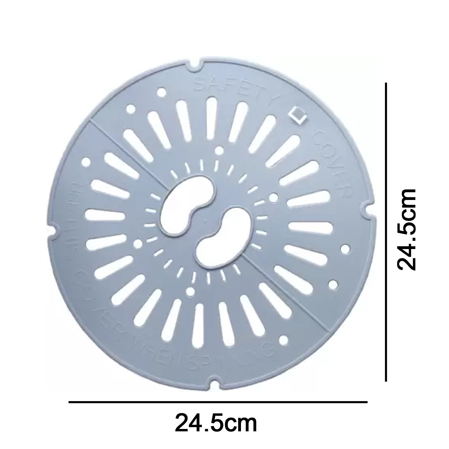 Wukusy 4717 Spin Cap Safety Cover for home kitchen appliances, made of durable plastic, designed to protect and cover appliance openings.