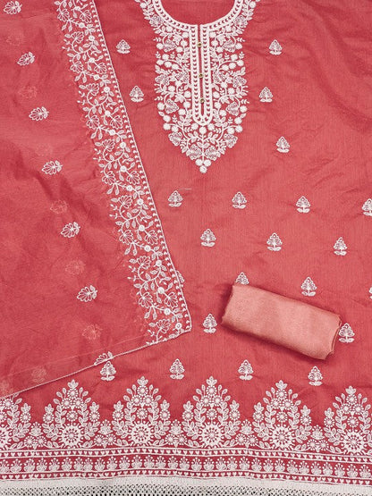 Elegant women's long Kurti with matching dupatta from Drpshippr's designer collection, showcasing intricate embroidery and stylish design.