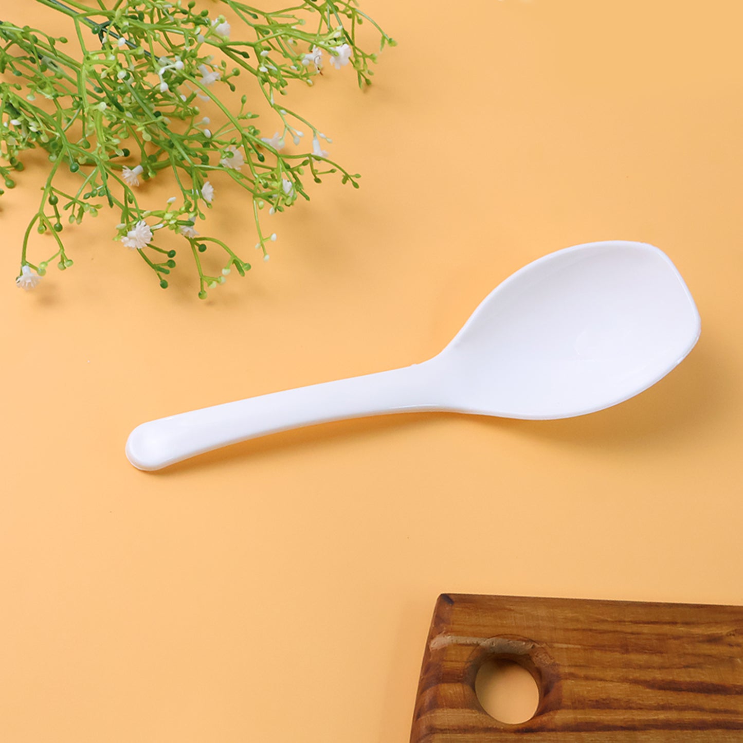 Wukusy premium rice serving spoon made of durable material, ideal for serving rice in home and kitchen settings.