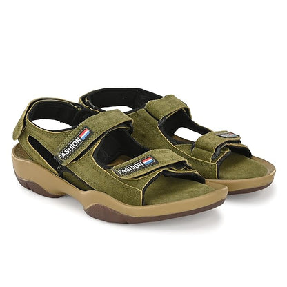 Lee Peeter Sandals For Men (Dark Green)