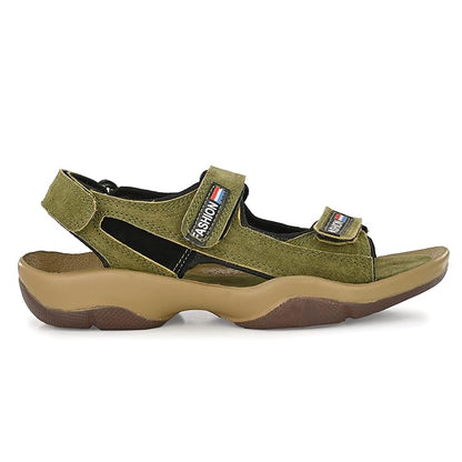 Lee Peeter Sandals For Men (Dark Green)