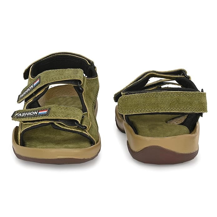 Lee Peeter Sandals For Men (Dark Green)