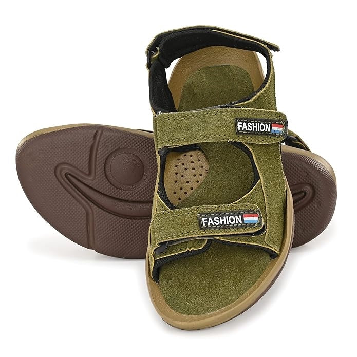 Lee Peeter Sandals For Men (Dark Green)
