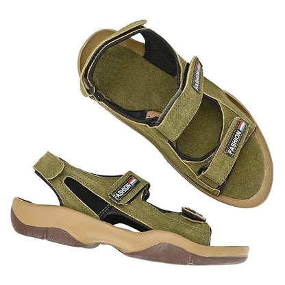Lee Peeter Sandals For Men (Dark Green)