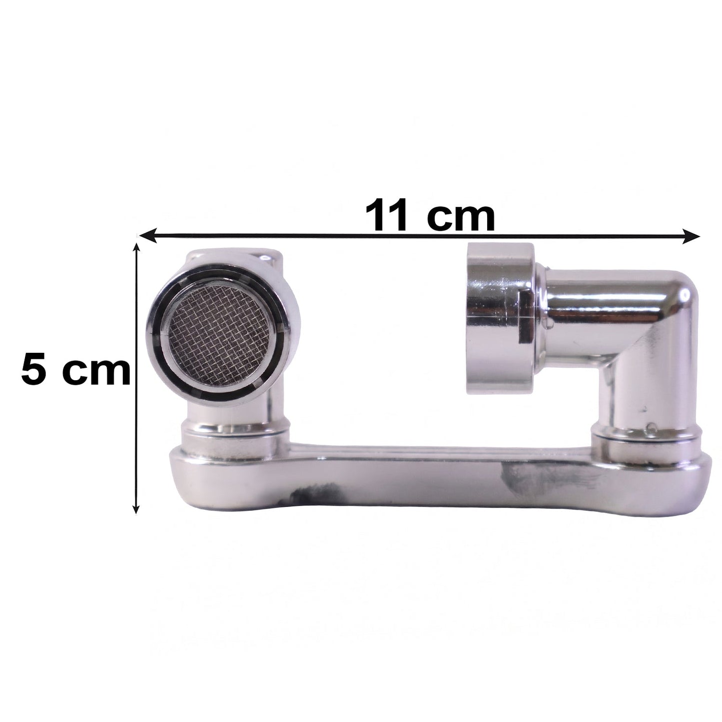 Flexible Faucet Head Extender With Rotating Water Flow For Kitchen Sink (1 Set)