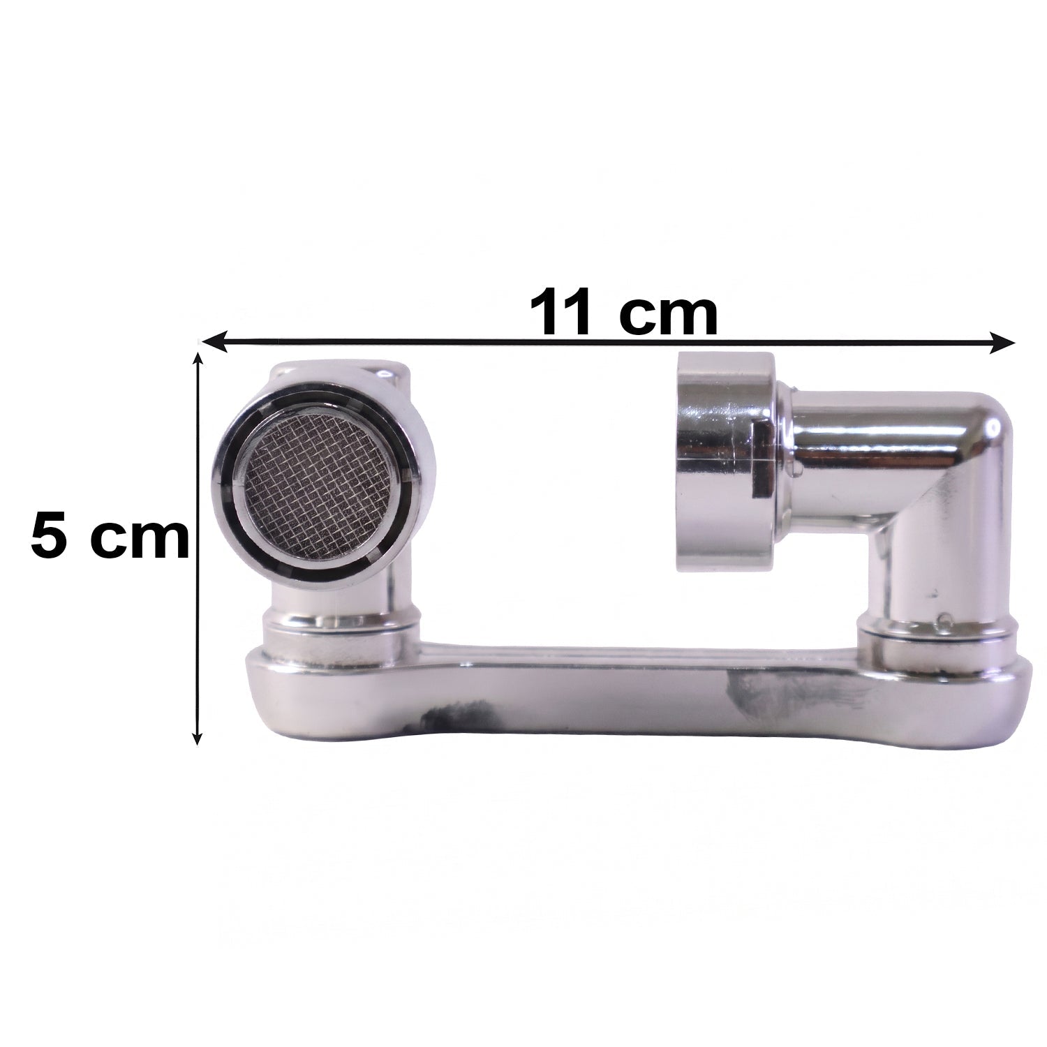 Flexible Faucet Head Extender With Rotating Water Flow For Kitchen Sink (1 Set)
