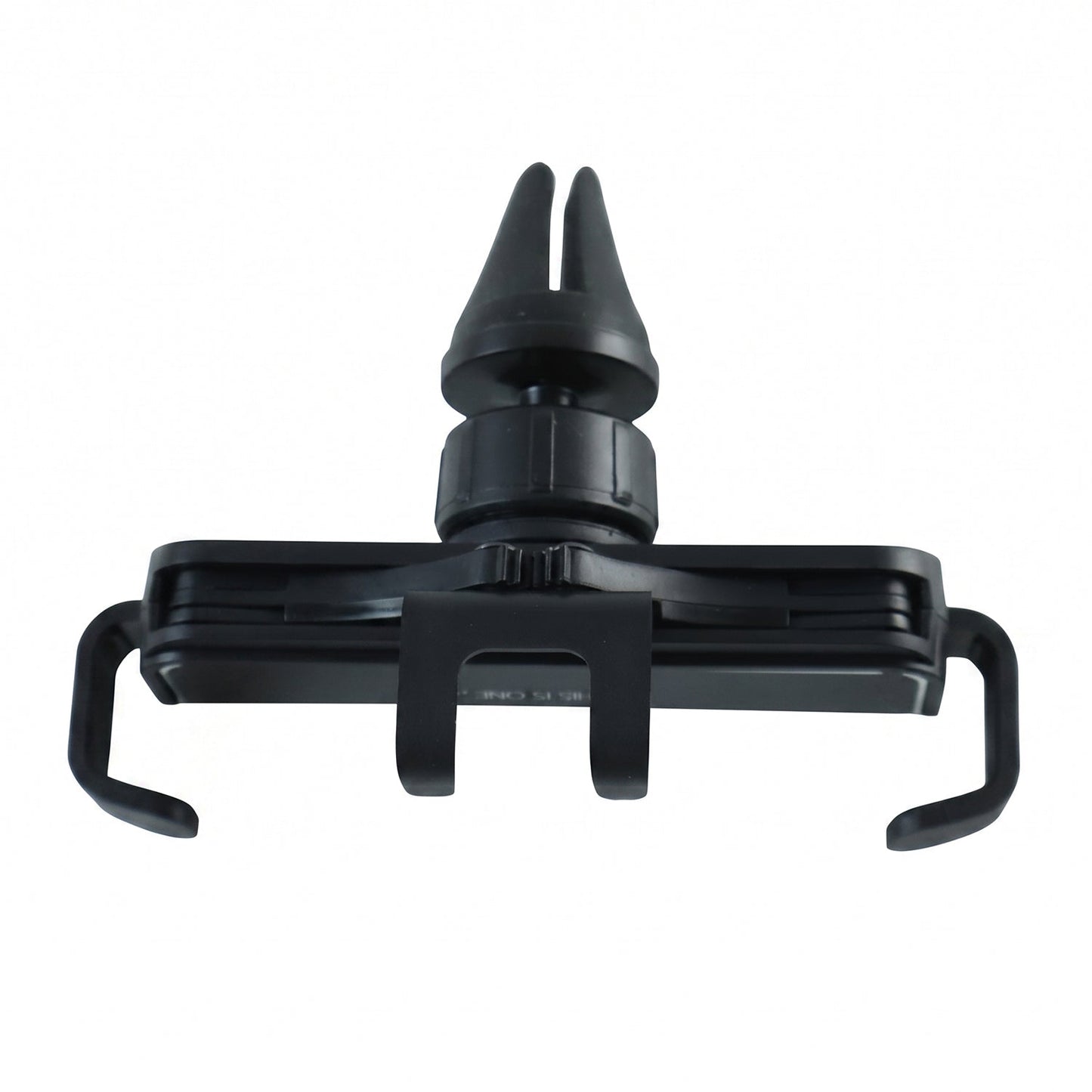 Wukusy plastic car mobile phone holder with air vent mount, 360-degree rotation, attached to a car air vent.