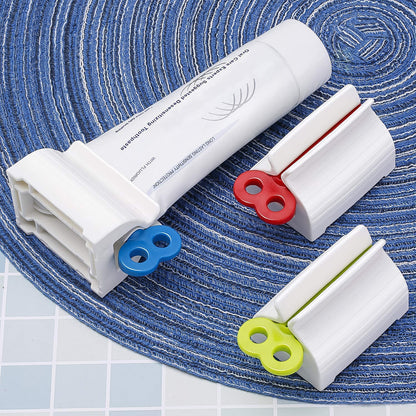 Wukusy premium plastic tube squeezer dispenser set with 10 pieces, used for efficiently dispensing and sealing tubes in home improvement.