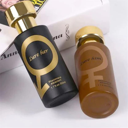 Lure Him perfume spray with pheromones in a 50ml bottle, part of Drpshippr's beauty and personal care collection.